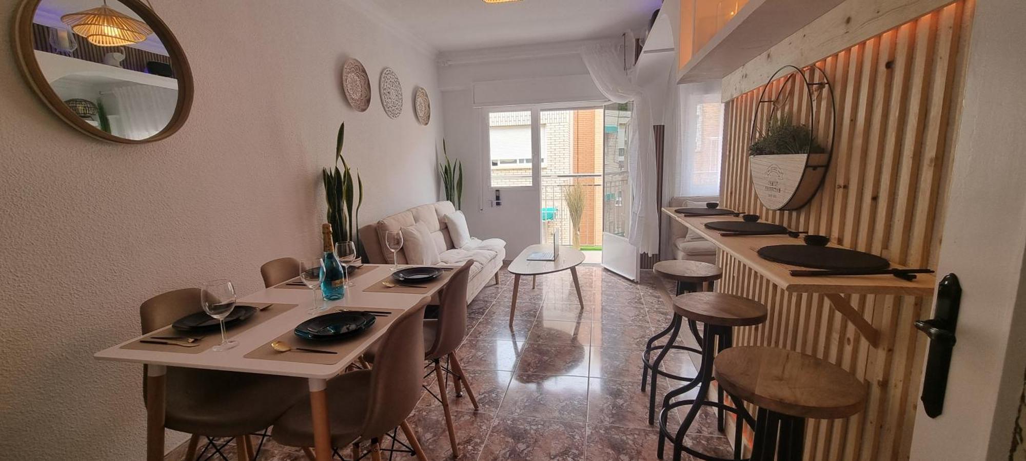 Wabi Beach Home - Frente Al Mar Con Aire Acondicionado Águilas Екстериор снимка